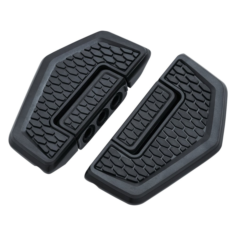 Kuryakyn® 5909 - Hex Folding Mini Driver's Floorboards (Satin