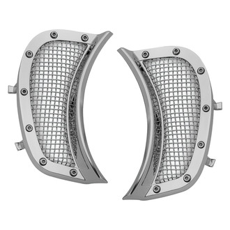 Kuryakyn® - Chrome Mesh Headlight Vent Accents