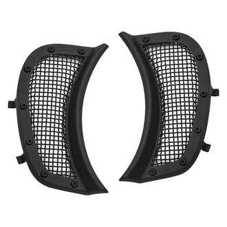 Kuryakyn® - Satin Black Mesh Headlight Vent Accents