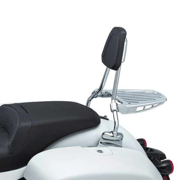 Kuryakyn® 6580 - Chrome Sissy Bar Luggage Rack - MOTORCYCLEiD.com