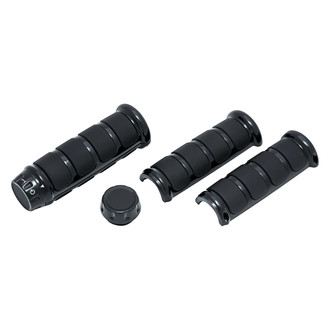 Kuryakyn® - ISO™ Gloss Black Grips for Heated Grips