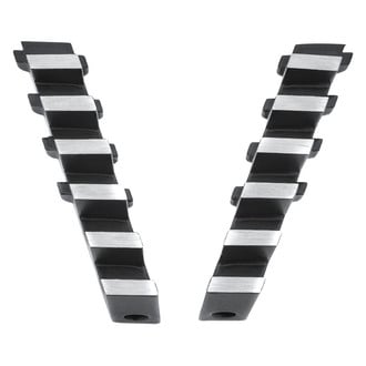 Kuryakyn® - Black/Raw Exhaust Port Fillers