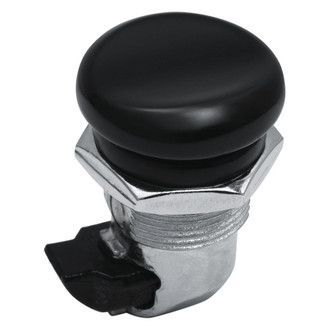 Kuryakyn® - Push Button Gloss Black Fuel Door Latch