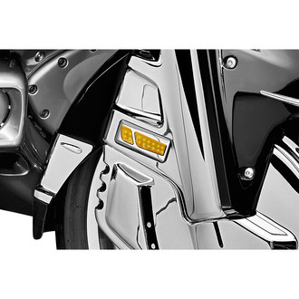 Kuryakyn® - LED Front Lower Chrome Fork Reflector Conversion