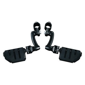 Kuryakyn® - Longhorn Offset Highway Foot Pegs (Gloss Black)