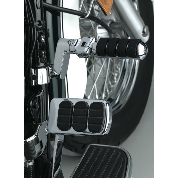 Kuryakyn® 7999 - Large ISO™ Offset Highway Pegs (Chrome