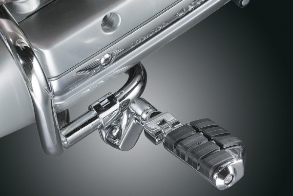 PIGU！ Kuryakyn® 7999 - Large ISO™ Offset Highway Pegs (Chrome