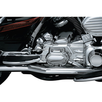 Kuryakyn® - Chrome Oil Line Cover & Transmission Shroud