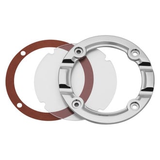Kuryakyn® - Hypercharger Clear Standard/Blood Groove Chrome Trap Door