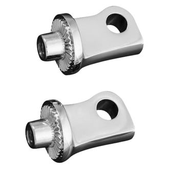 Kuryakyn® - Splined Foot Peg Adapters (Chrome)