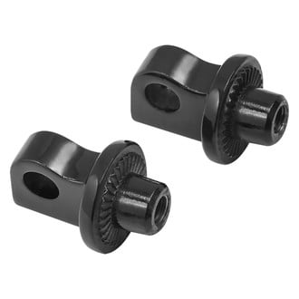 Kuryakyn® - Gloss Black Splined Male Mount Adapters