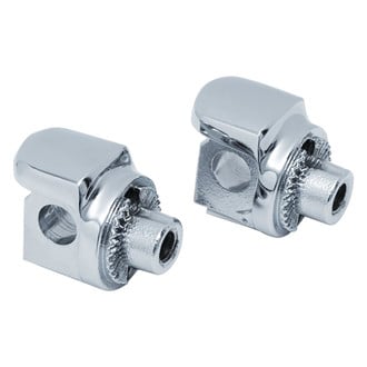 Kuryakyn® - Non-Pivoting Splined Rear Male Mount Adapters (Chrome)