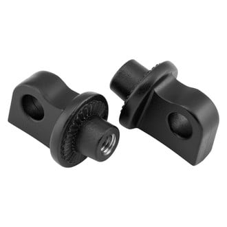 Kuryakyn® - Satin Black Splined Foot Peg Adapters