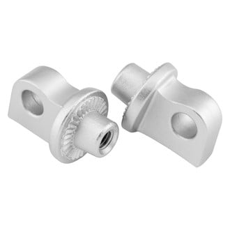 Kuryakyn® - Rear Silver Splined Peg Adapters