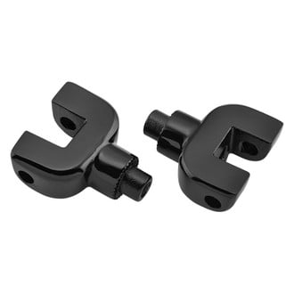 Kuryakyn® - Passenger Gloss Black Splined Board Mount Adapter