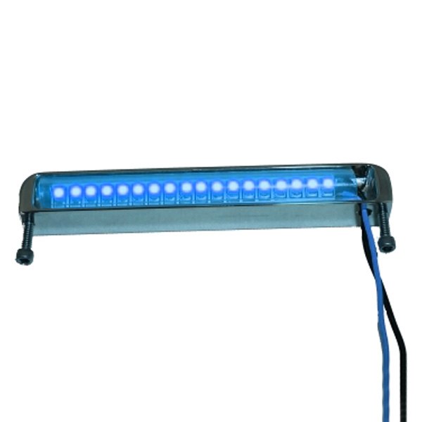 Lazer Star® - 4" BilletLED™ Blue Chrome LED Strip