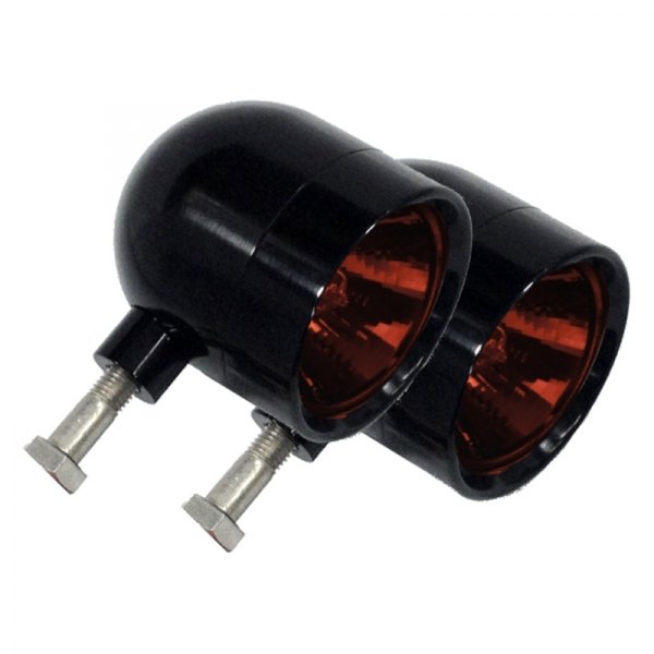 Lazer Star® - Shorty Series 2.25" Aluminum Rigid Turn Signal Lights with Red Lenses