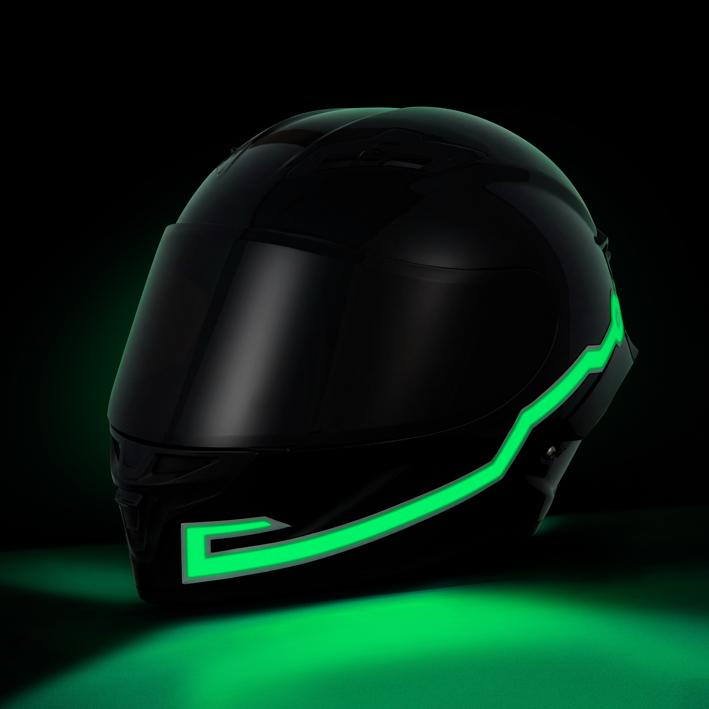 flashing led lights for motorcycle helmets Night Shift No apps or wires needed – this helmet Brightz HelmetBrightz LED Bike Helmet