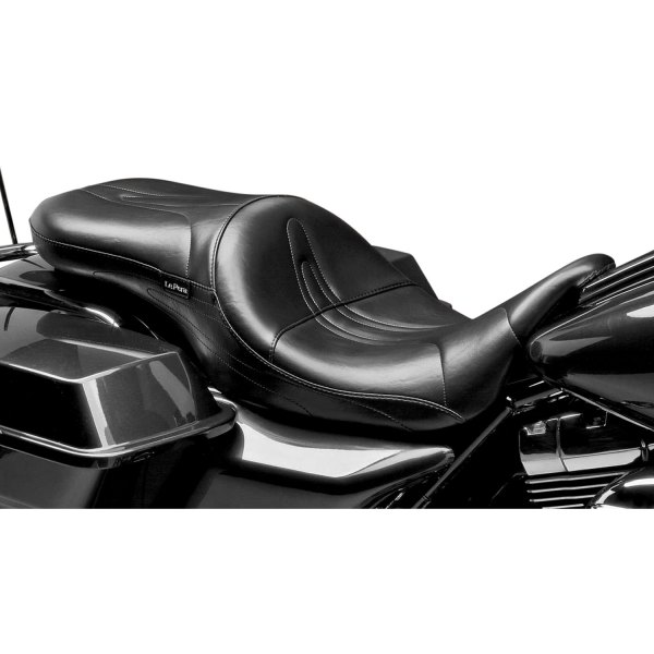 LePera® - Sorrento Stitched Black Full-Length Seat