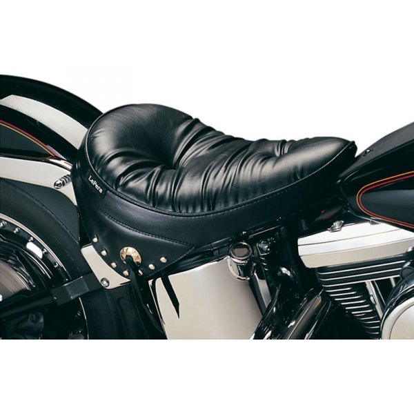 LePera® - Sanora Regal Plush Black Solo Seat with Skirt