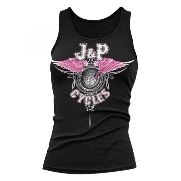 Lethal Threat® - Wing Pinstripper Women's Tank Top (Large, Black)