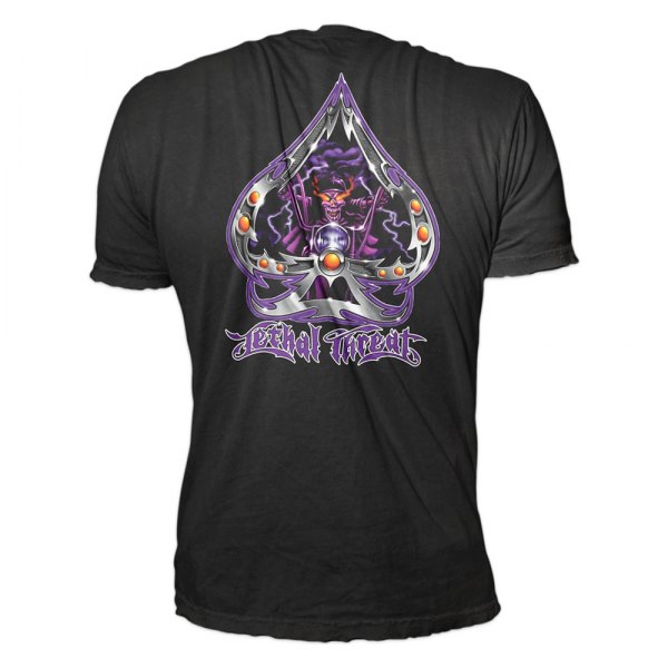 Lethal Threat® - Night Rider Men's T-Shirt (X-Large, Black)