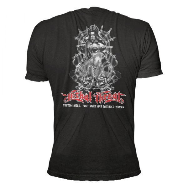 Lethal Threat® - Custom Rides Men's T-Shirt (Large, Black)