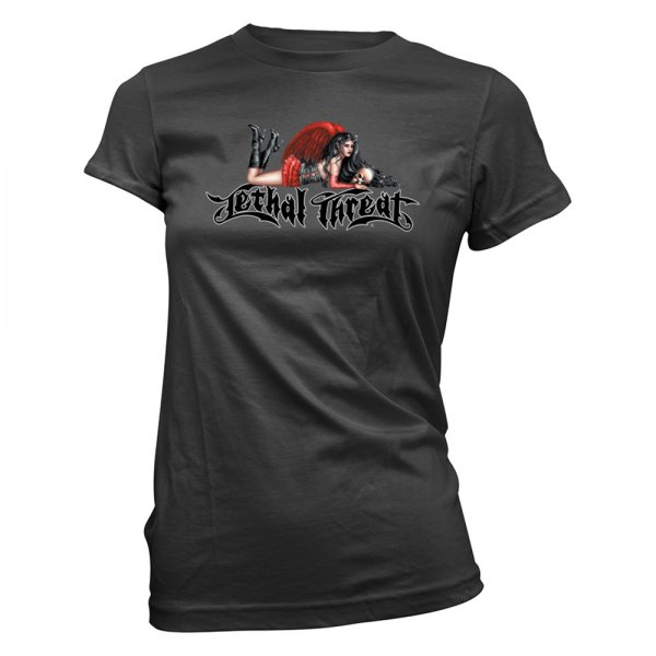Lethal Threat® - Fairy Women's T-Shirt (Large, Black)