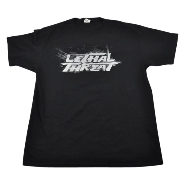 Lethal Threat® - Sportsbike Girl Men's T-Shirt (Medium, Black)