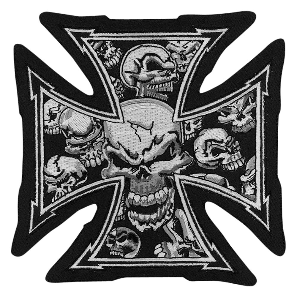 Lethal Threat Skull Motor Embroidered Patch LT30075