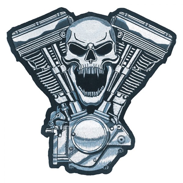 Lethal Threat® - Skull Motor Embroidered Patch