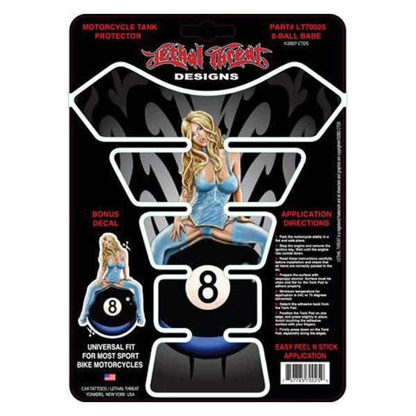 Lethal Threat® - 8-Ball Babe Tank Pad