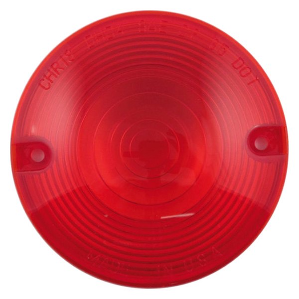 Letric Lighting® - Flat Style Red Turn Signal Lenses