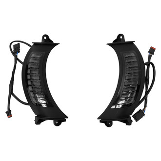 Letric Lighting® - Fairing Vent Switchback Black Turn Signals