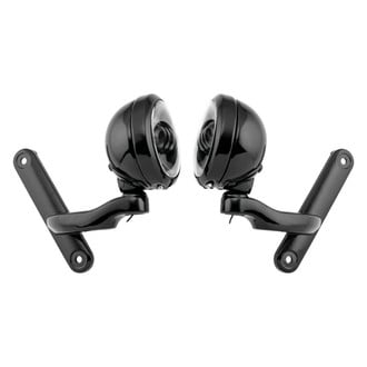 Letric Lighting® - 4.5" 2x30W Round LED Passing Lamps with Bracket