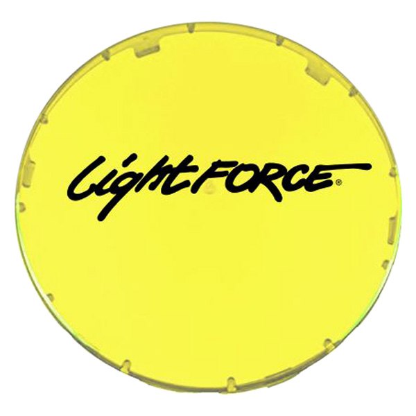 Lightforce® - 10" Round Yellow Polycarbonate Spot Beam Light Cover for Blitz, XGT Series Light