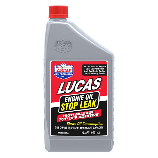 Lucas Oil® - SAE 10W-30 High Mileage Engine Oil Stop Leak, 1 Quart
