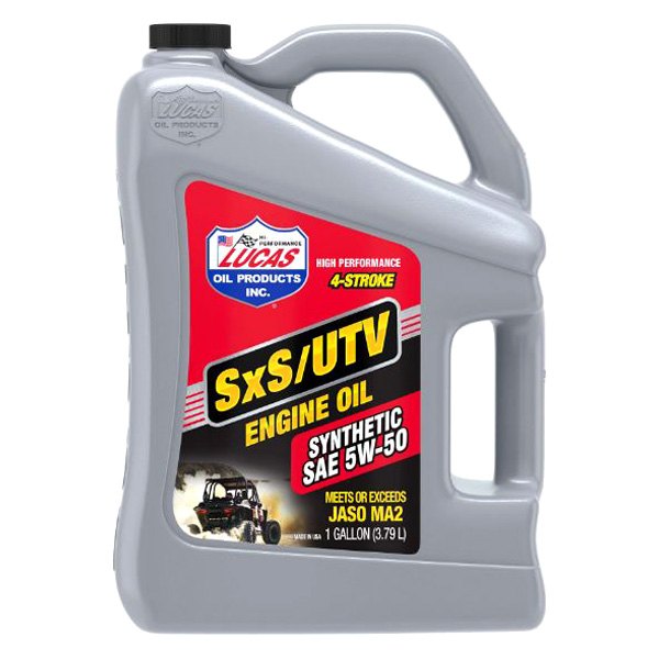Lucas Oil® - SXS High-Performance SAE 5W-50 Synthetic 4-Stroke Engine Oil, 1 Gallon