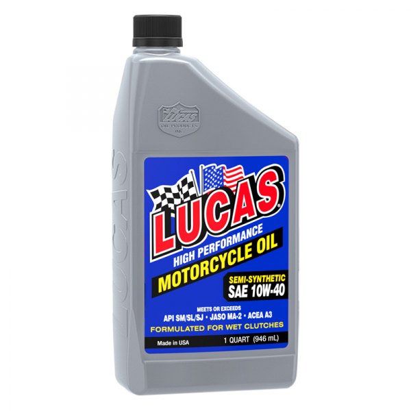 Lucas Oil® - High Performance SAE 10W-40 Semi-Synthetic Motor Oil, 1 Quart
