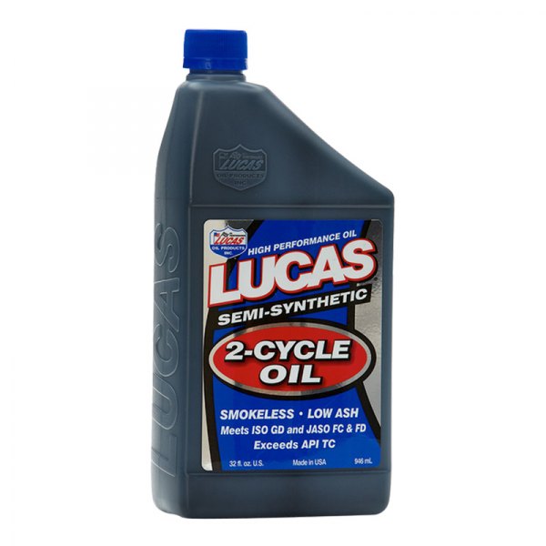 Lucas Oil® - Semi-Synthetic 2-Cycle Motorcycle Oil, 1 Quart