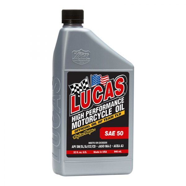 Lucas Oil® - SAE 50WT Motorcycle Oil, 1 Quart