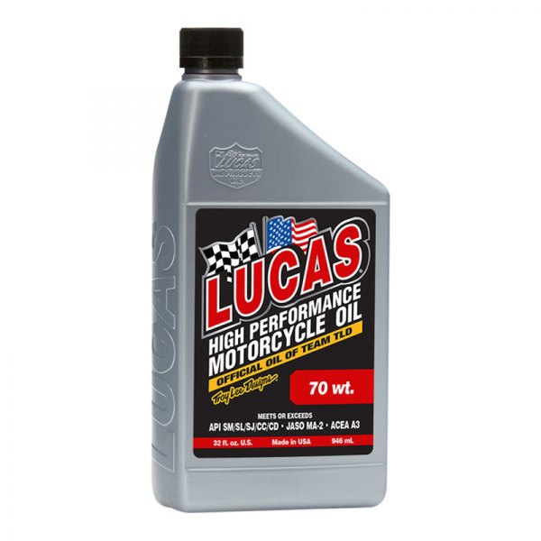 Lucas Oil® - SAE 70WT Motorcycle Oil, 1 Quart