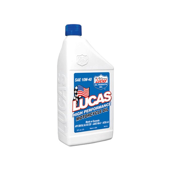 Lucas Oil® - SAE 10W-40 Motorcycle Oil, 1 Quart