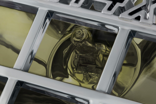 6 Round Chrome Yellow Fog Lights + Switch & Bezel Kit – DNA Motoring 4x4 Off-Road Work Lamps For Bull Bar