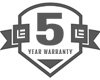 Backed by a 5-year warranty