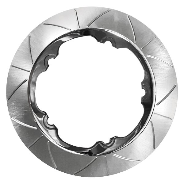 Lyndall Brakes® - Front Chrome Smooth 9-Spoke Rotor