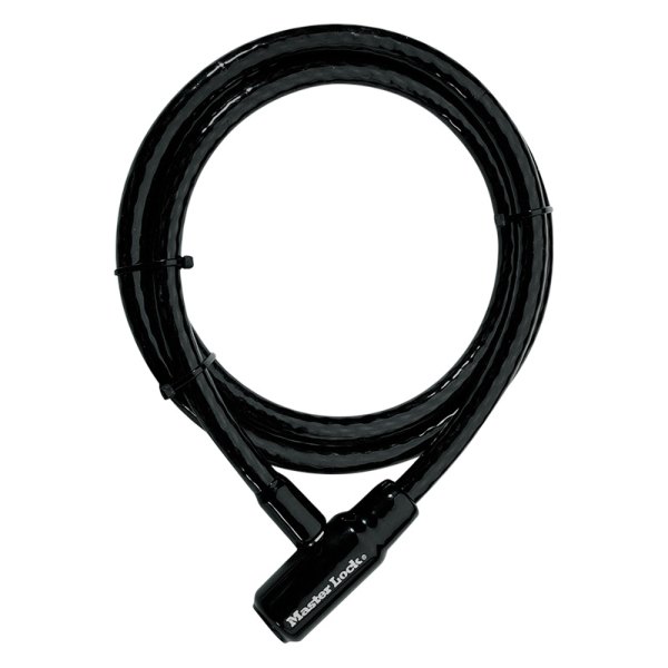 Master Lock® - 6' (15 mm) Black Keyed Bike Cable Lock