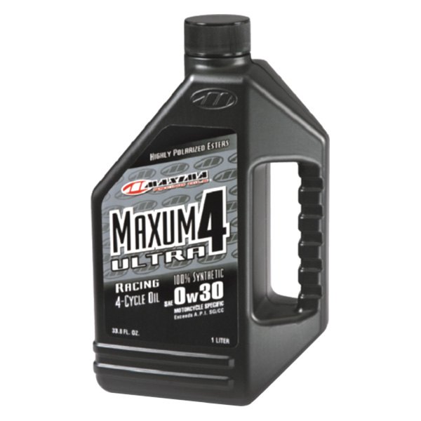 Maxima Racing Oils® - Maxum4 SAE 5W-40 Synthetic Motorcycle Engine Oil, 1 Liter