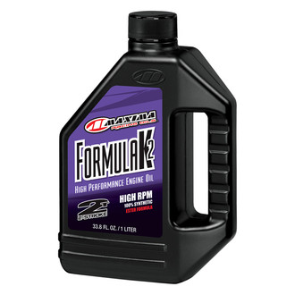 Maxima Racing Oils® - Formula K2 2-Stroke Synthetic Premix Engine Oil, 1 Liter