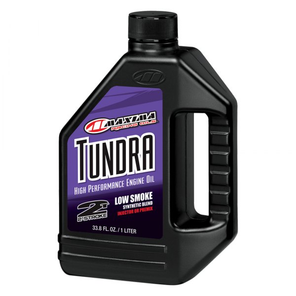 Maxima Racing Oils® - Tundra Snowmobile 2-Stroke Synthetic Premix/Injector Engine Oil, 1 Liter